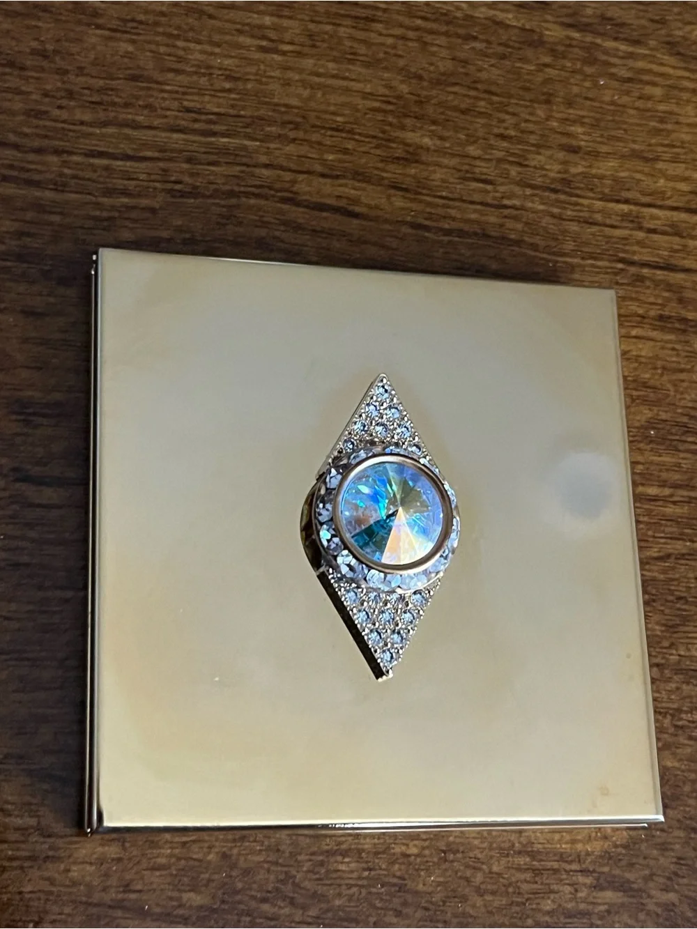 Woman’s glass mirror